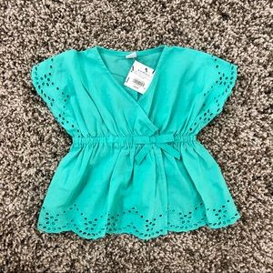 Janie and Jack Eyelet Swim Coverup: Size 6-12M